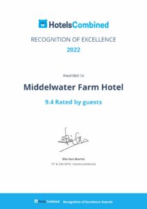 Be Human Middelwater Farm Hotel Awards